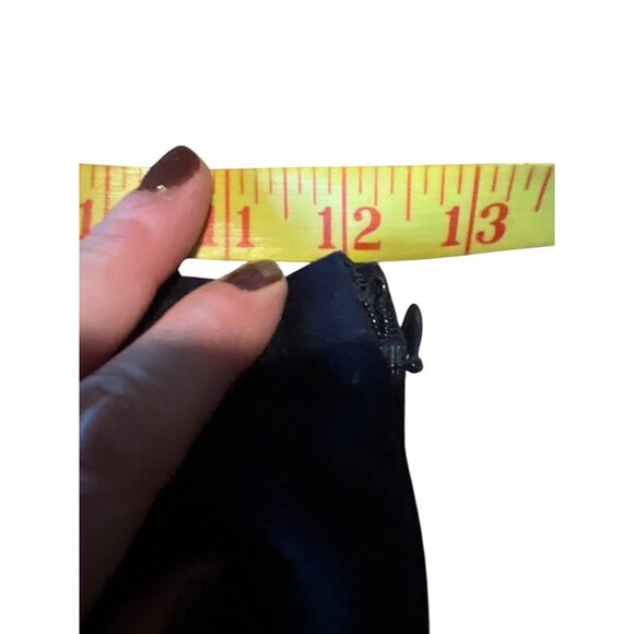 Aritzia Babaton Nigel Velvet Pants Navy High Waist Straight Leg Size 0 - Picture 9 of 10